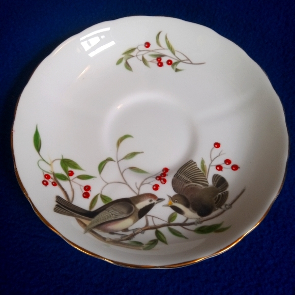 Vintage Bird Teacup with Saucer - Picture 3 of 4